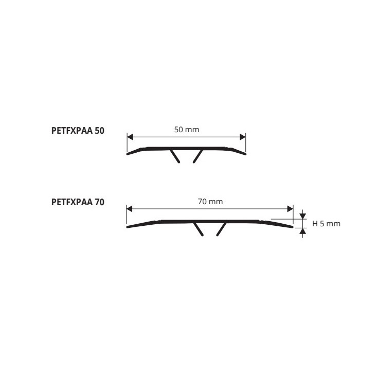 Деформационный профиль Progress Profiles Proplate Fix PETFXPAA 70 3 м. (серебро)