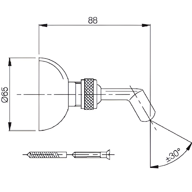 Держатель для ручного душа Fima Carlo Frattini Wellness F2047OR (золотой)