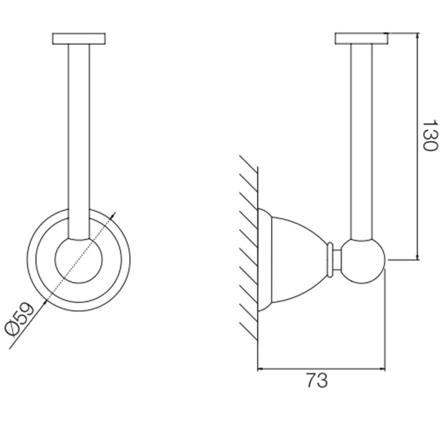 Держатель для туалетной бумаги подвесной Fima Carlo Frattini Accessori F6045/1OR (золотой)