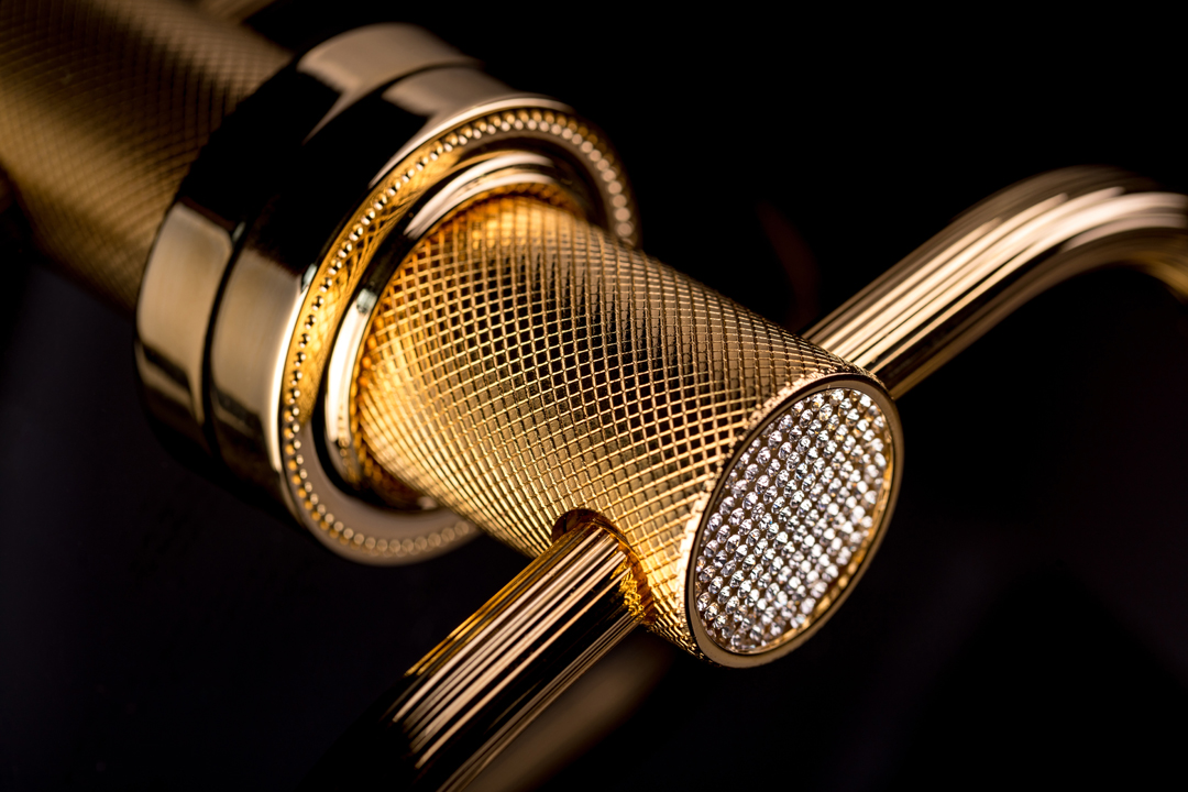 Держатель для туалетной бумаги с крышкой Boheme Royal Cristal 10921-G (золотой)