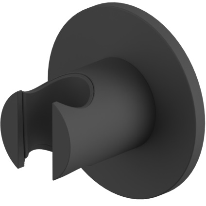 Держатель душевой лейки Whitecross Серия Y Y1016BL (черный матовый)