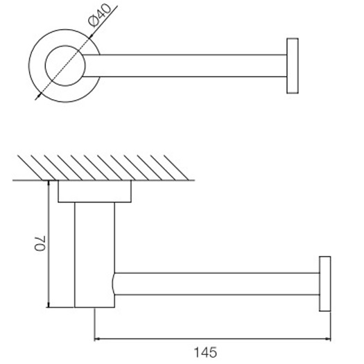 Держатель туалетной бумаги Fima Carlo Frattini Rotola F6005/1CR (хром)