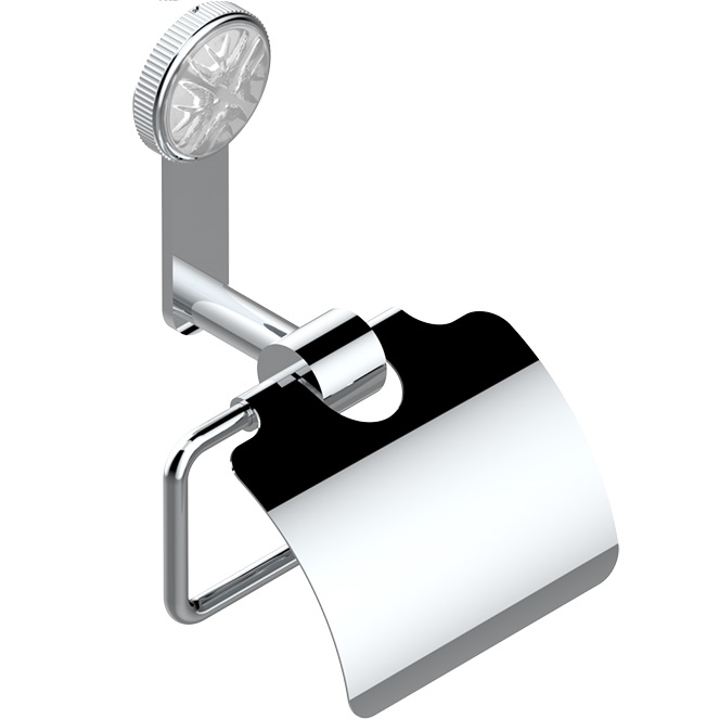 Держатель туалетной бумаги подвесной THG Hirondelles A4J-A02-538AC (хром, прозрачный)