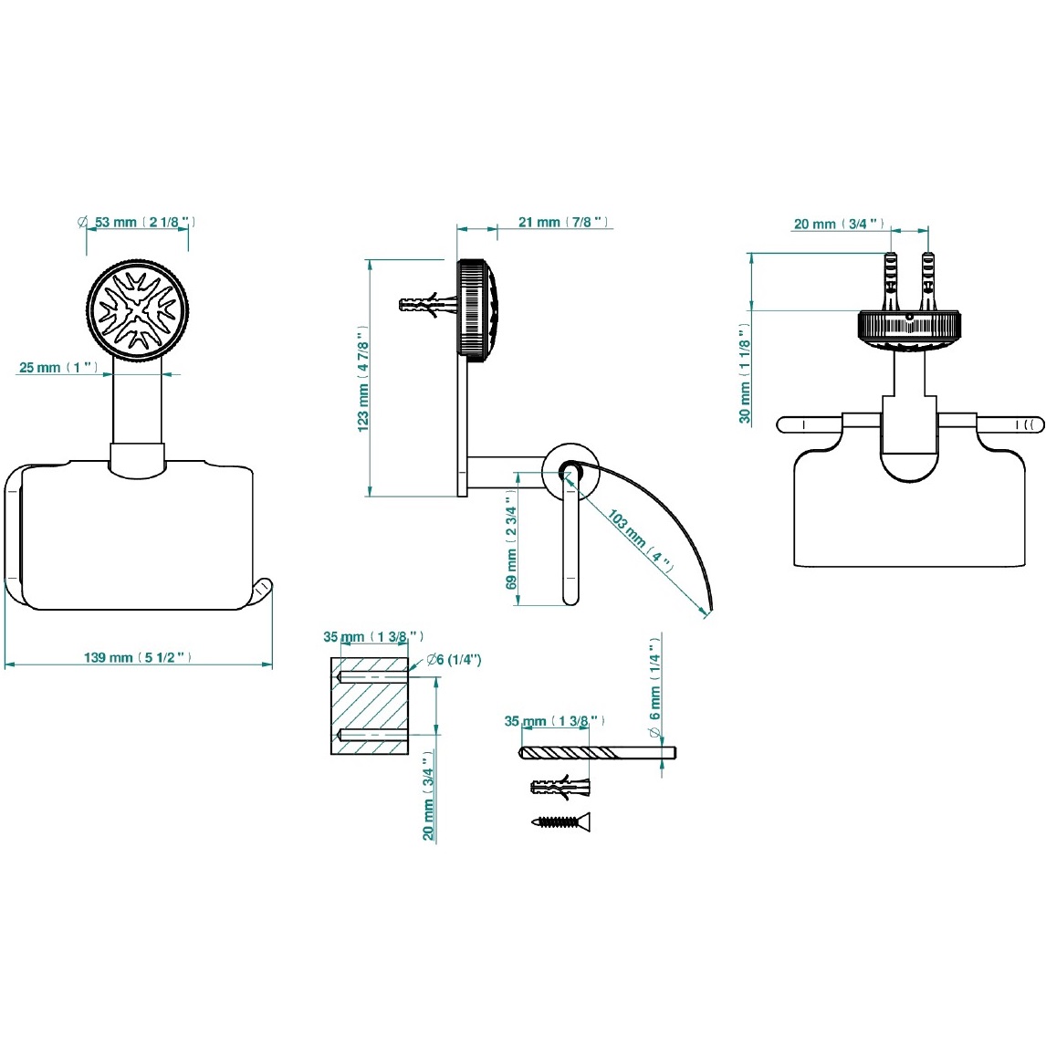 Держатель туалетной бумаги подвесной THG Hirondelles Platinum Stamped A4K-A02-538AC (хром, платина)
