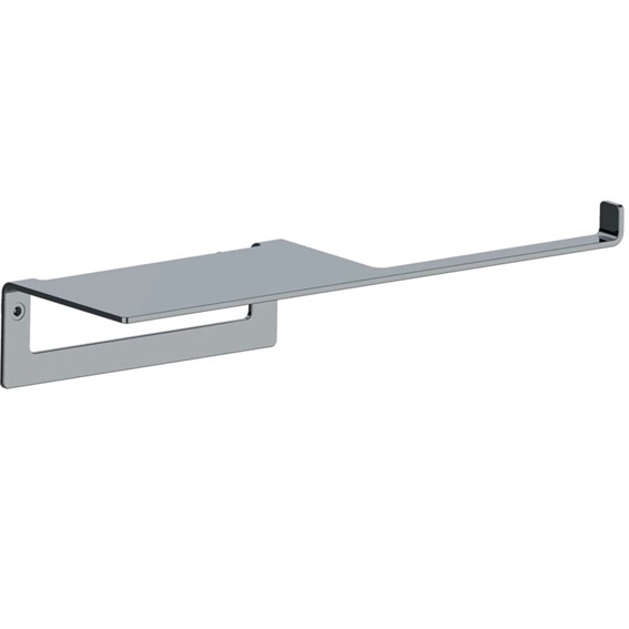 Держатель туалетной бумаги с полочкой Almar E317000.CR (хром)