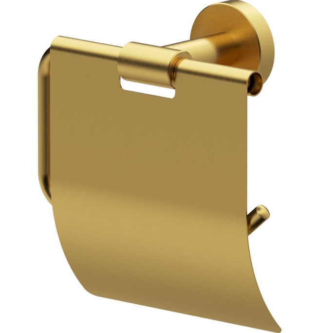 Держатель туалетной бумаги Whitecross Ergo ER2262GLB (золото брашированное PVD)