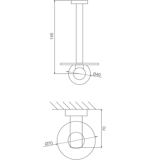 Держатель запасного рулона туалетной бумаги подвесной Fima Carlo Frattini Rotola F6005/2OR (золотой)