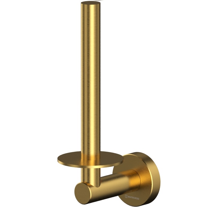 Держатель запасного рулона туалетной бумаги Whitecross Ergo ER2264GLB (золото брашированное PVD)