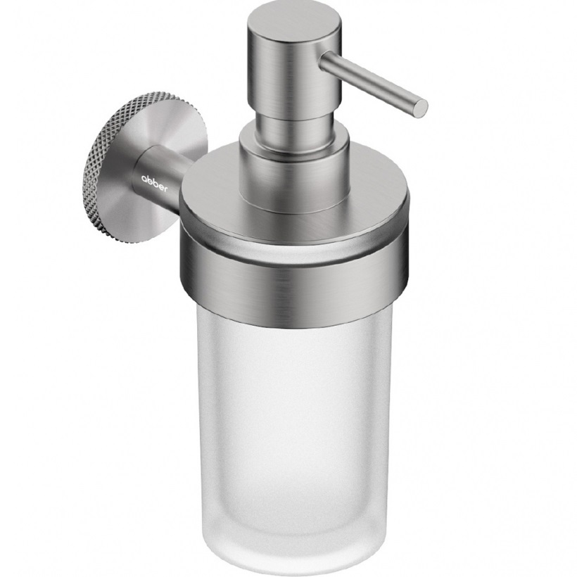 Диспенсер с держателем Abber Pol 316 AA195A9BST (сталь брашированная)