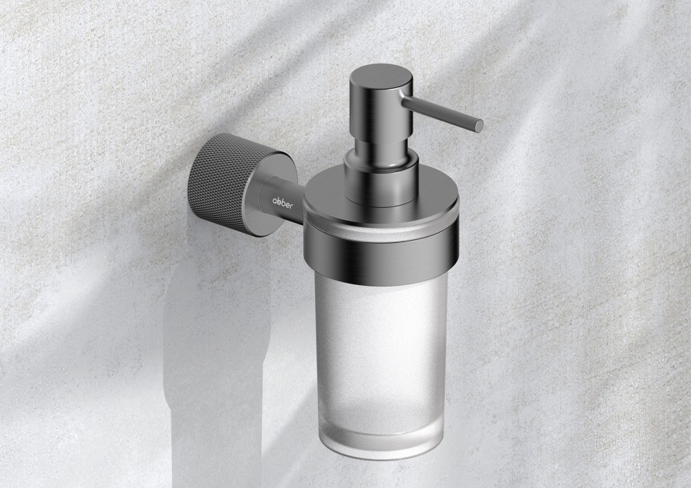 Диспенсер с держателем настенный Abber Pol 316 AA1959BGG (оружейная сталь брашированная)