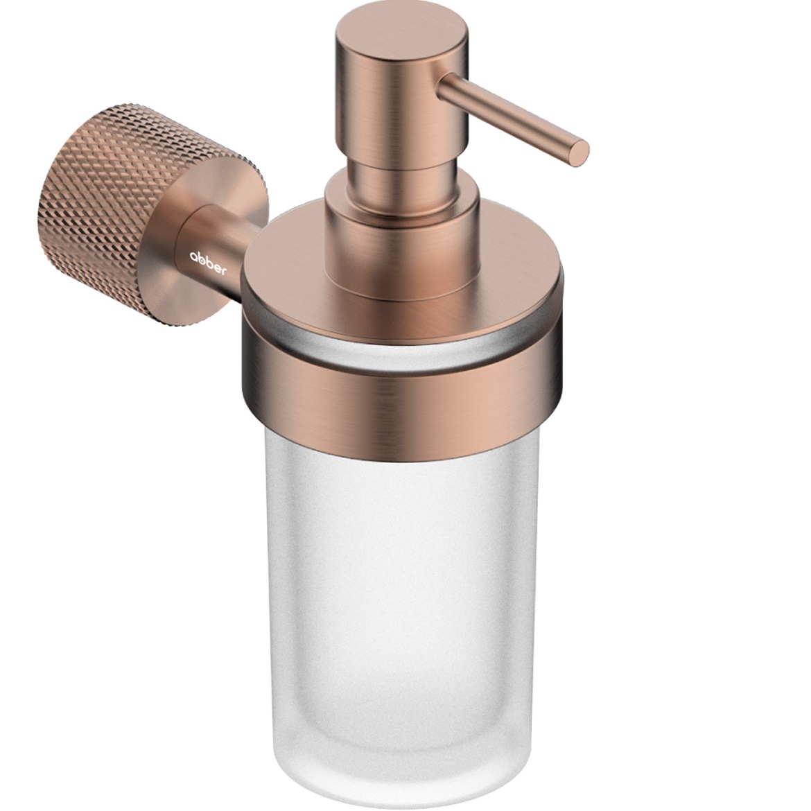 Диспенсер с держателем настенный Abber Pol 316 AA1959BRG (розовое золото брашированное)