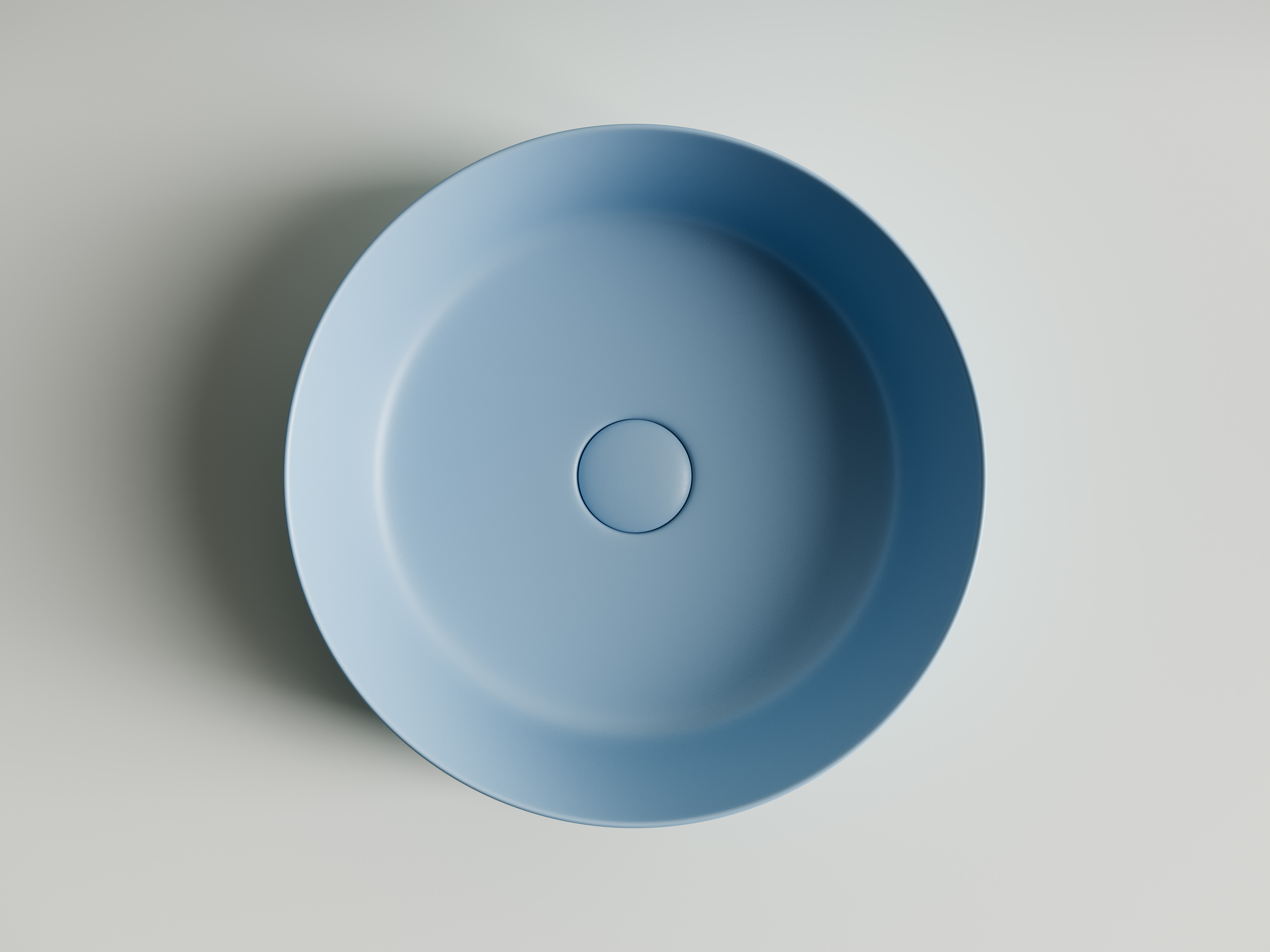 Донный клапан Ceramica Nova CN2000ML (голубой матовый), без перелива