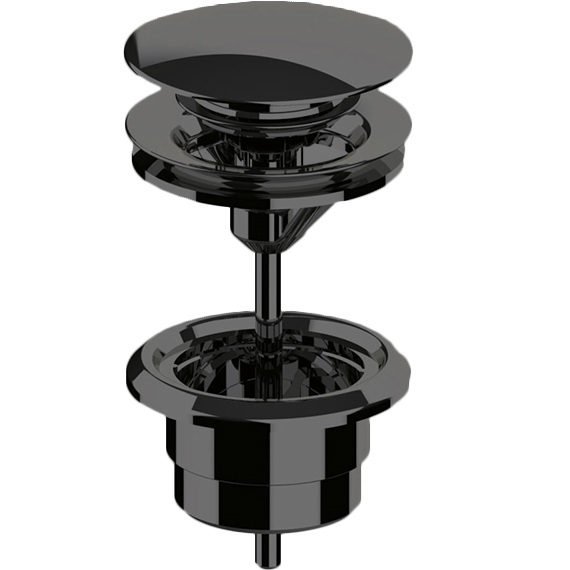 Донный клапан для раковины Almar Core E094000.AB (черный металл брашированный)