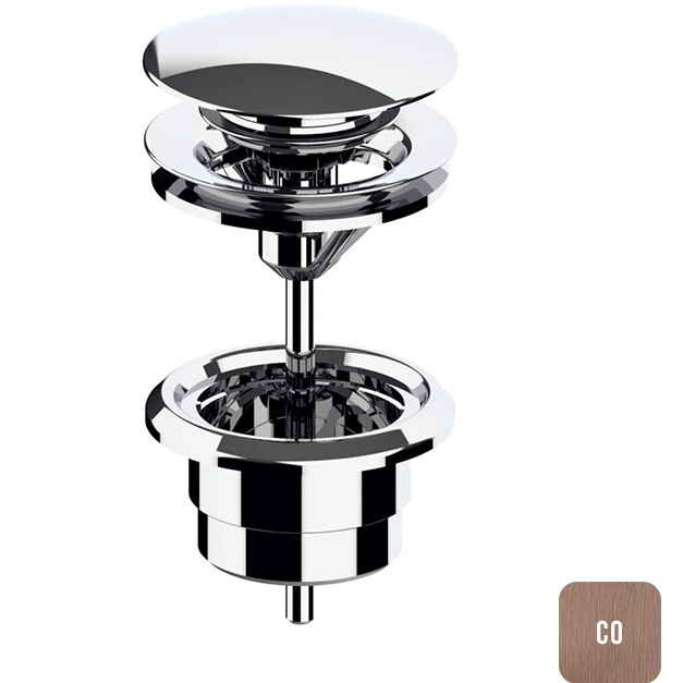 Донный клапан для раковины Almar Core E094000.CO (медь брашированная)