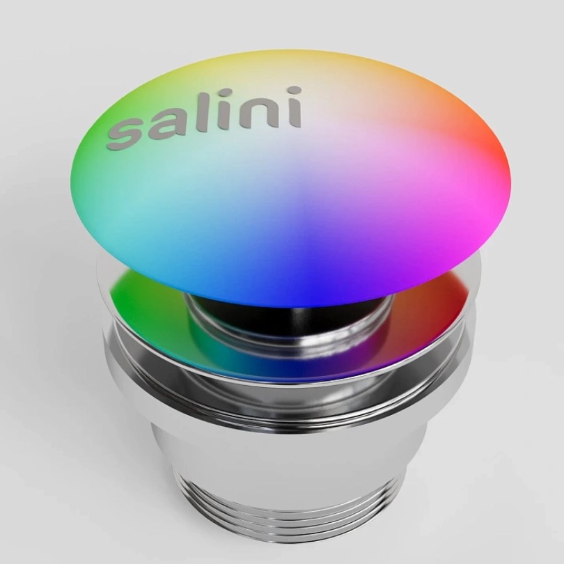 Донный клапан для раковины Salini S-Stone D 505 164301MF (покраска по RAL, матовый), click-clack