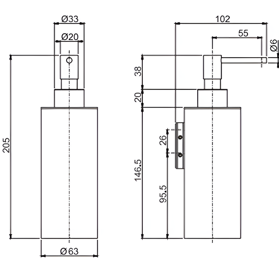 Дозатор для жидкого мыла подвесной Fima Carlo Frattini Accessori F6093/5INOX (нержавеющая сталь)