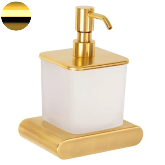 Дозатор для жидкого мыла Remer Lounge LN13DO (золото), подвесной