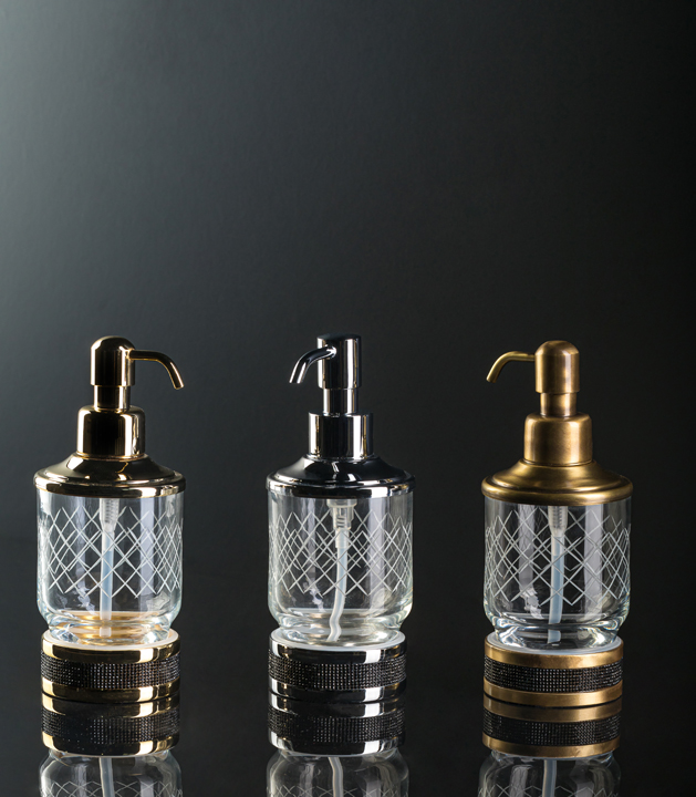 Дозатор настольный Boheme Royal Cristal 10929-CR (хром)