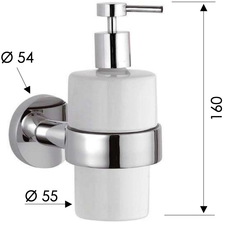 Дозатор Remer Guest GS13DO (золотой)