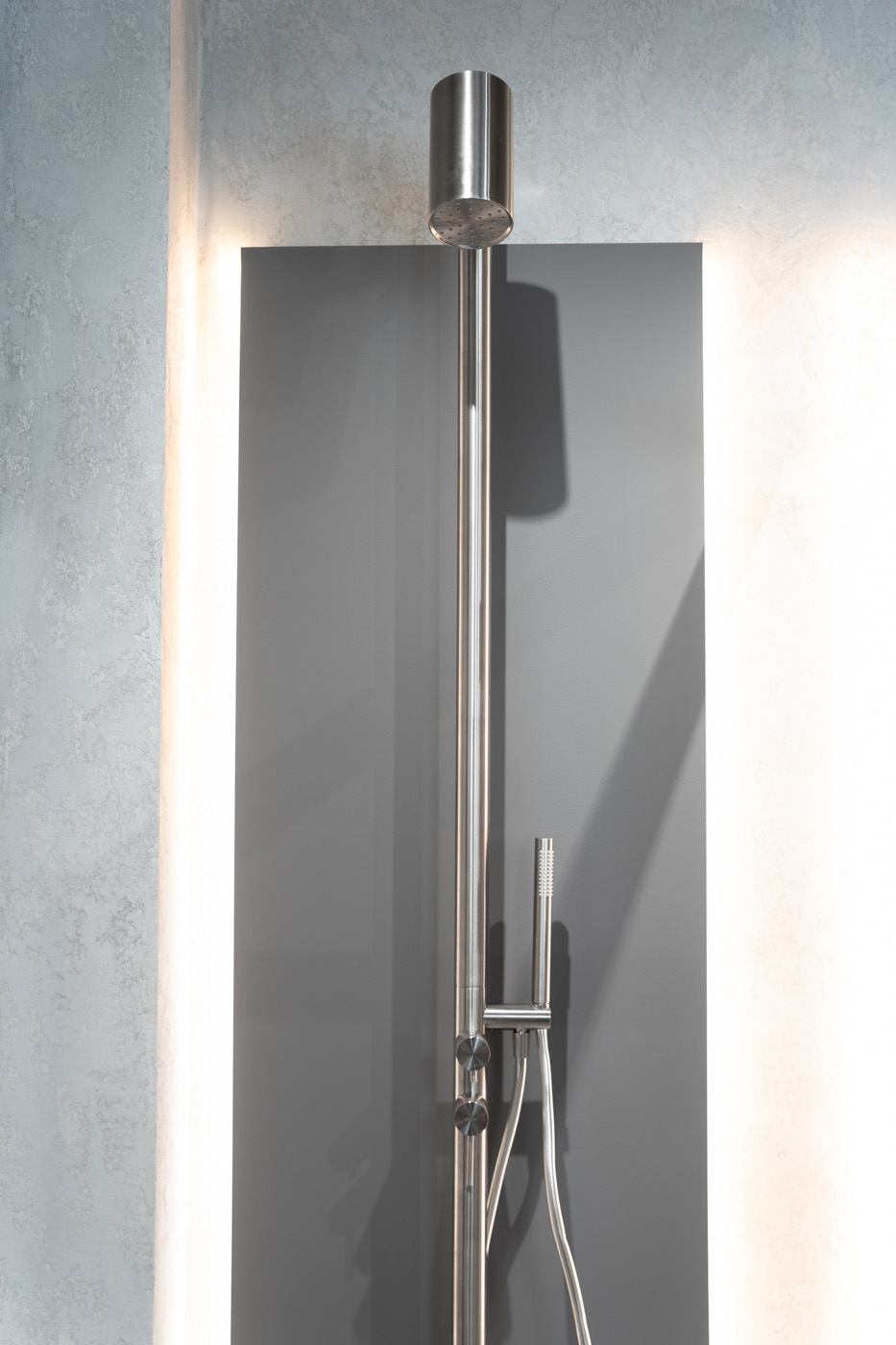 Душ напольный Abber Wasser Kreis 316 AF8180BST (сталь брашированная)