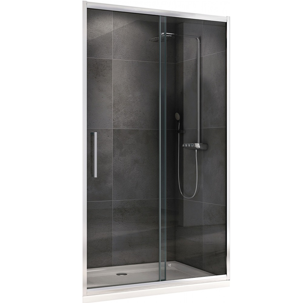 Душевая дверь Abber Schwarzer Diamant AG30100H 100х195(хром)