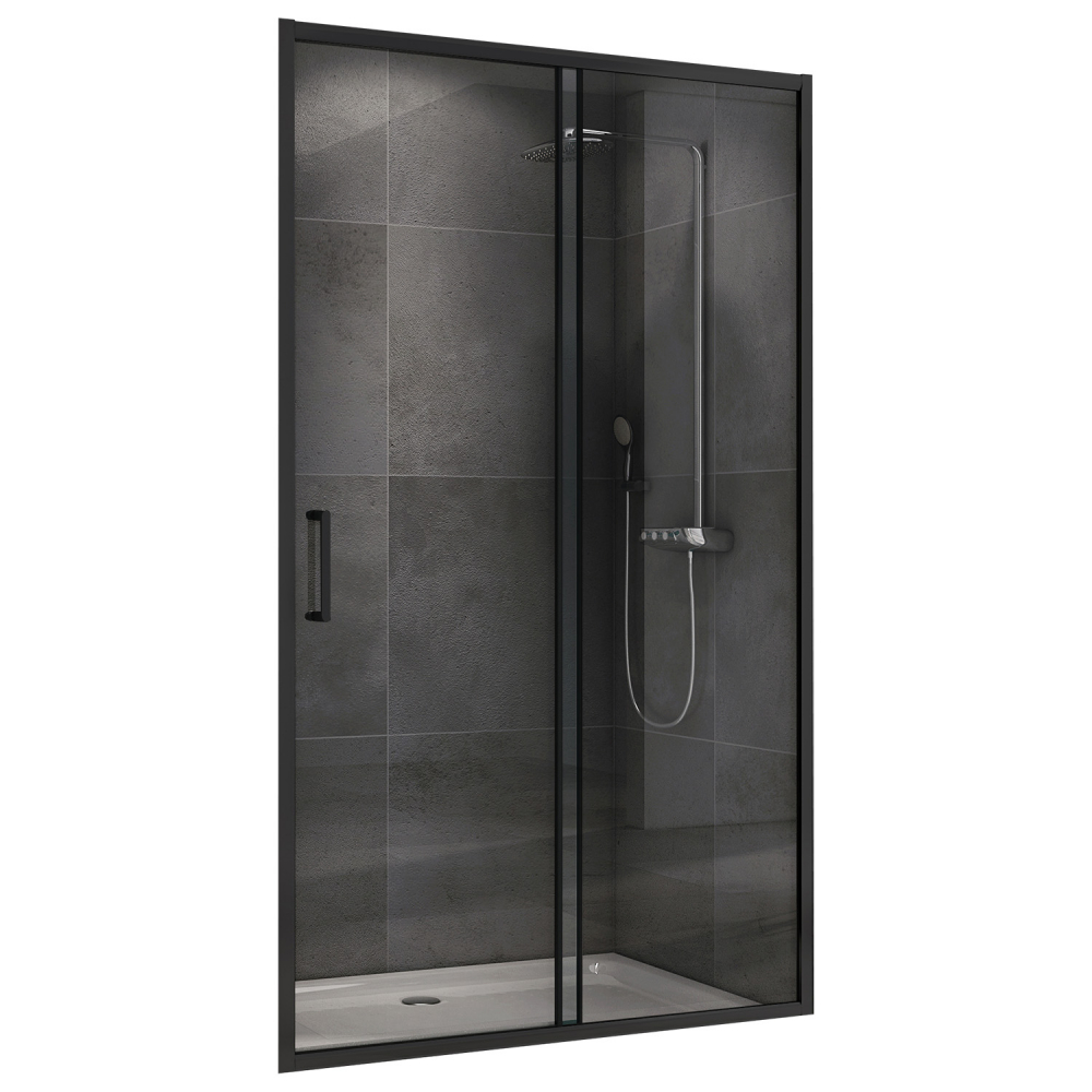 Душевая дверь Abber Schwarzer Diamant AG30110B5 110х190 (черный)