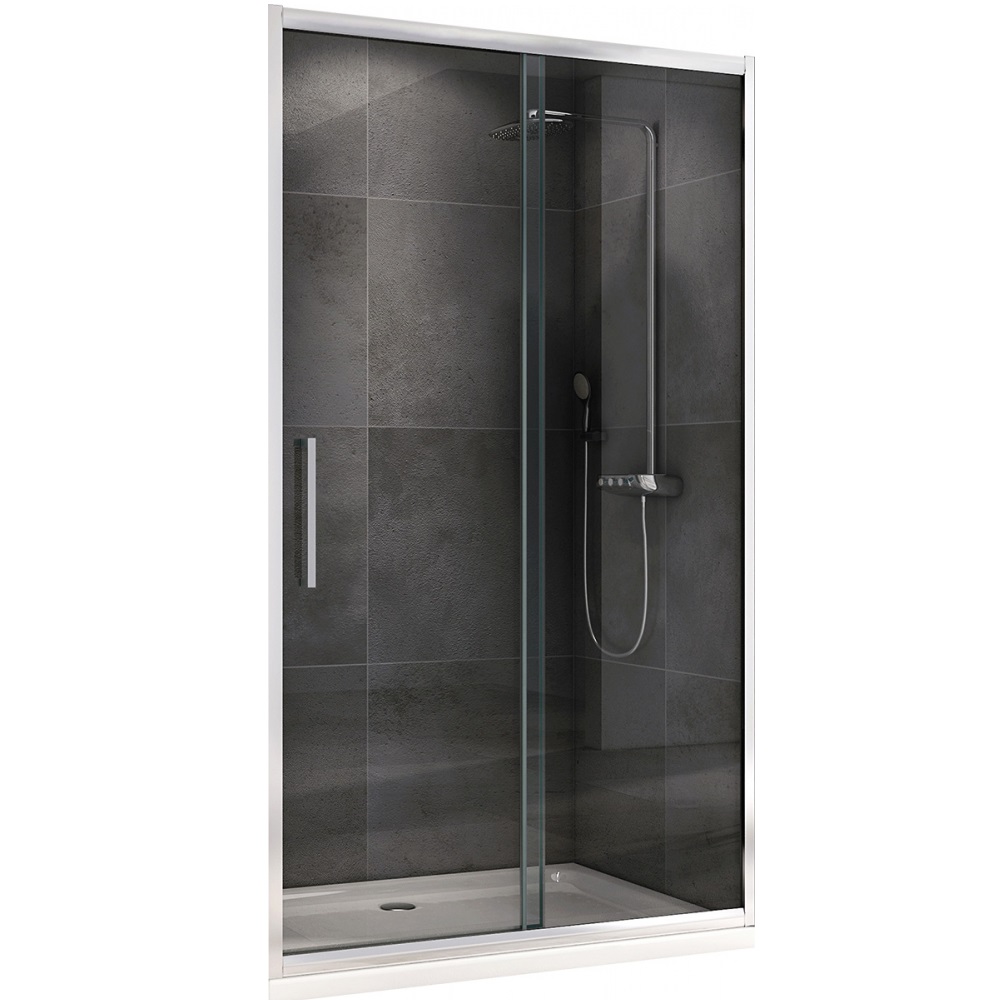 Душевая дверь Abber Schwarzer Diamant AG30120H 120х195 (хром)