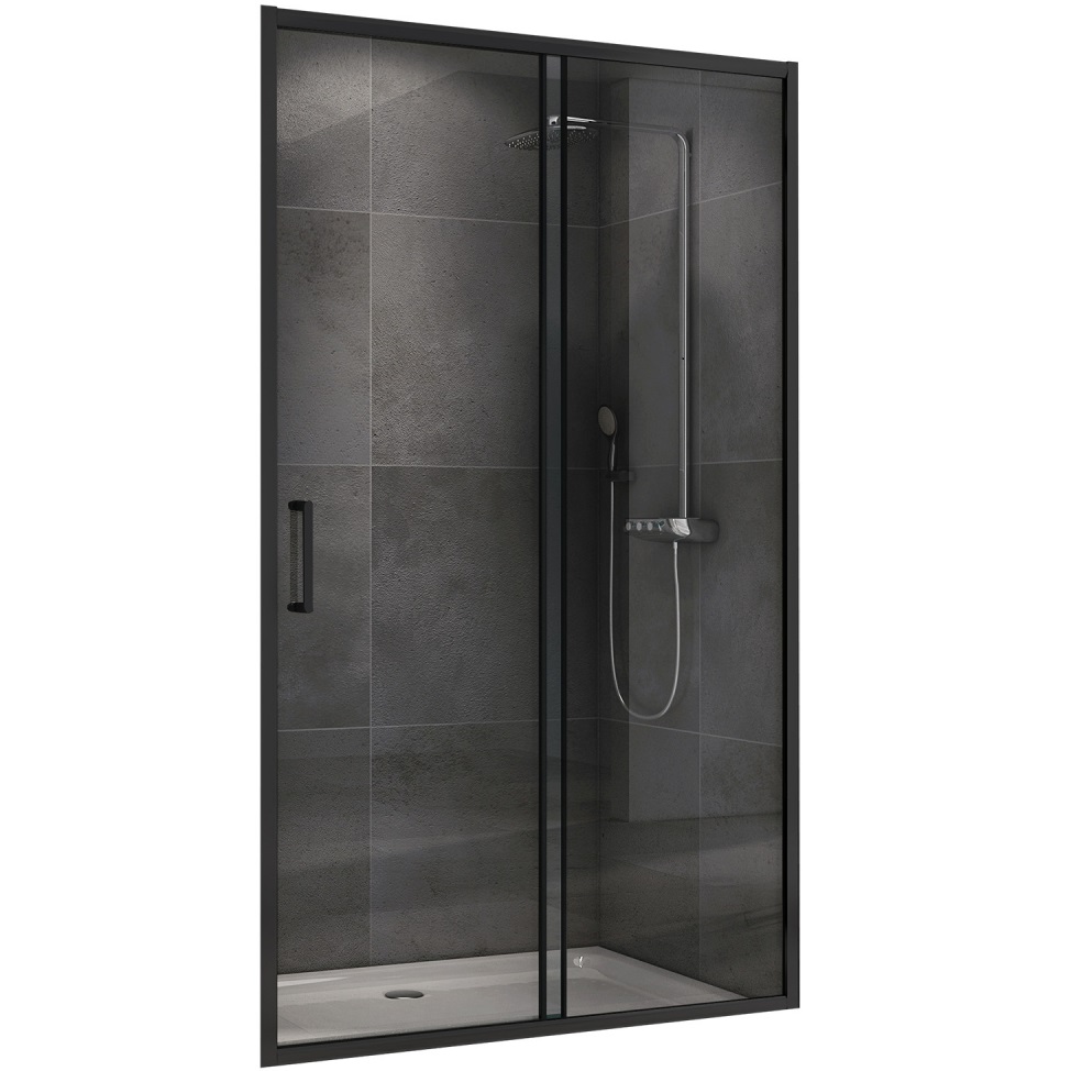 Душевая дверь Abber Schwarzer Diamant AG30130B5 130х190 (черный)