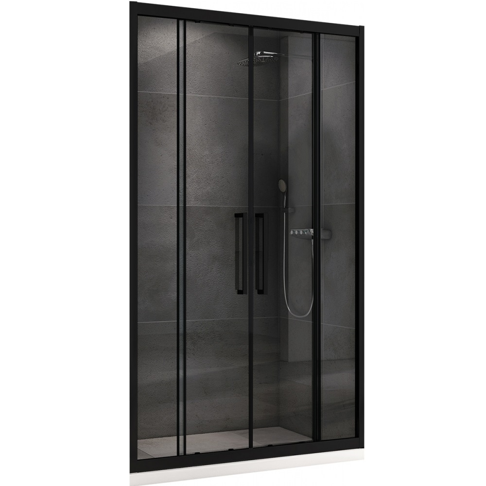 Душевая дверь Abber Schwarzer Diamant AG33170BH 170х195 (черный матовый)