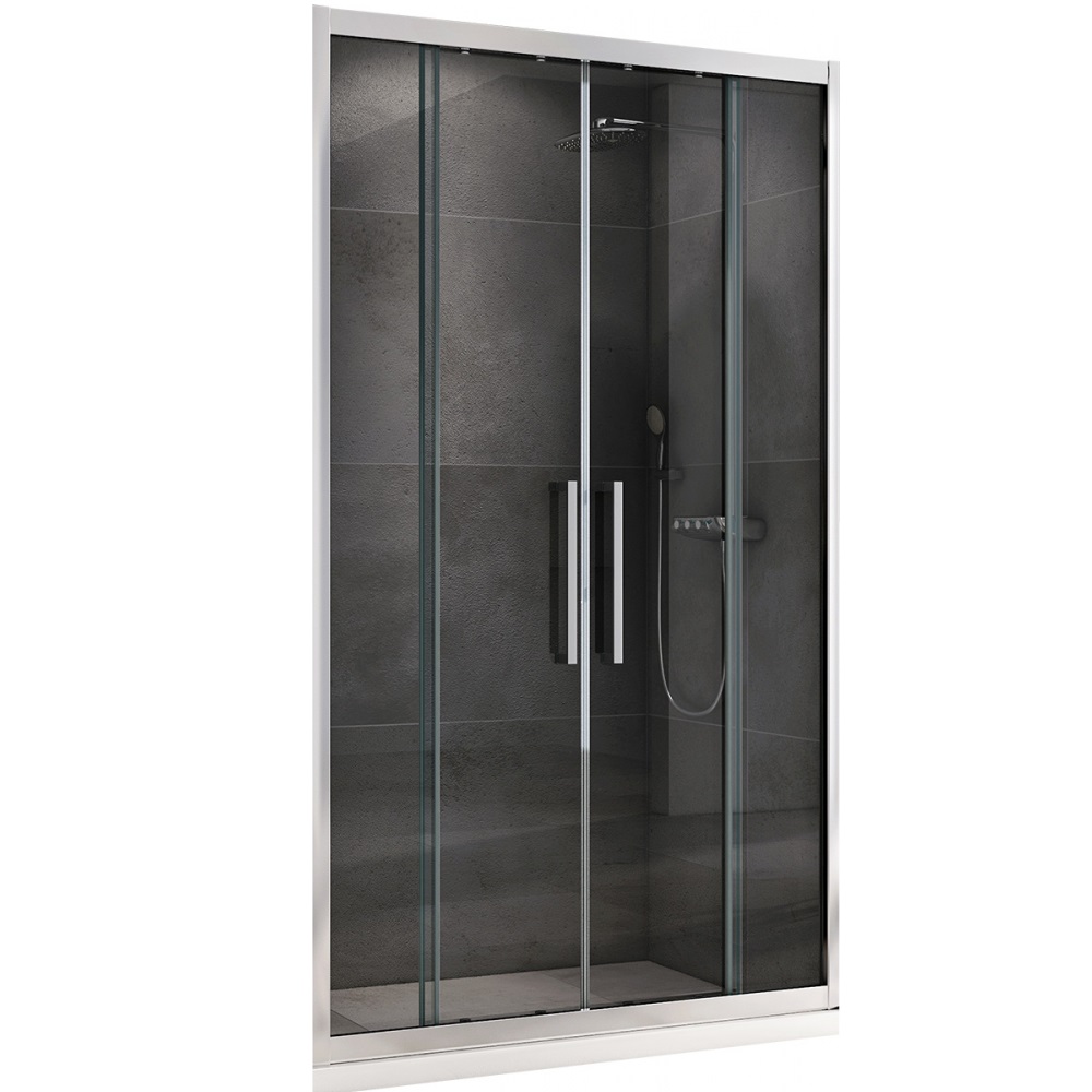 Душевая дверь Abber Schwarzer Diamant AG33180H 180х195 (хром)