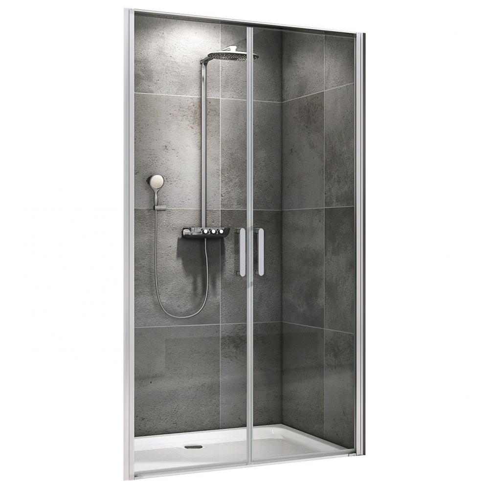 Душевая дверь Abber Sonnenstrand AG04100C 100х195 (хром)