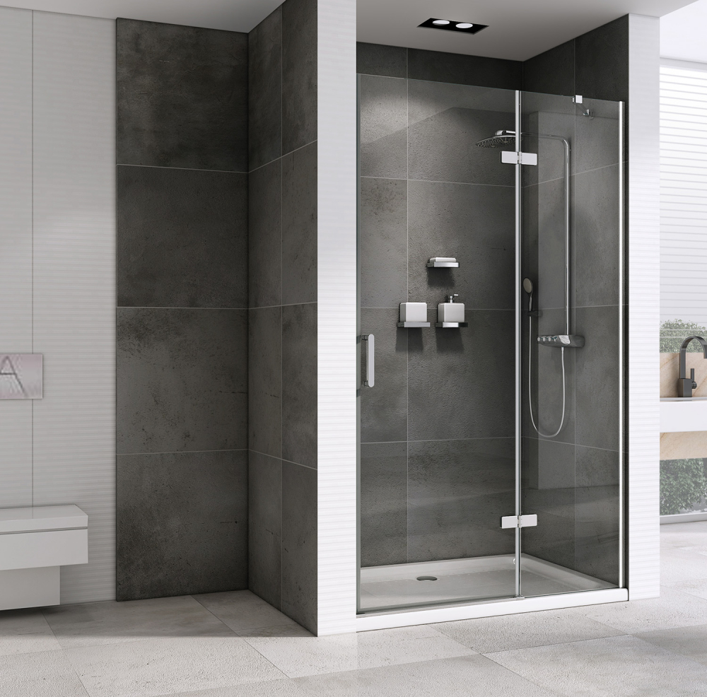 Душевая дверь Abber Zart AG08090 90х195 (хром)