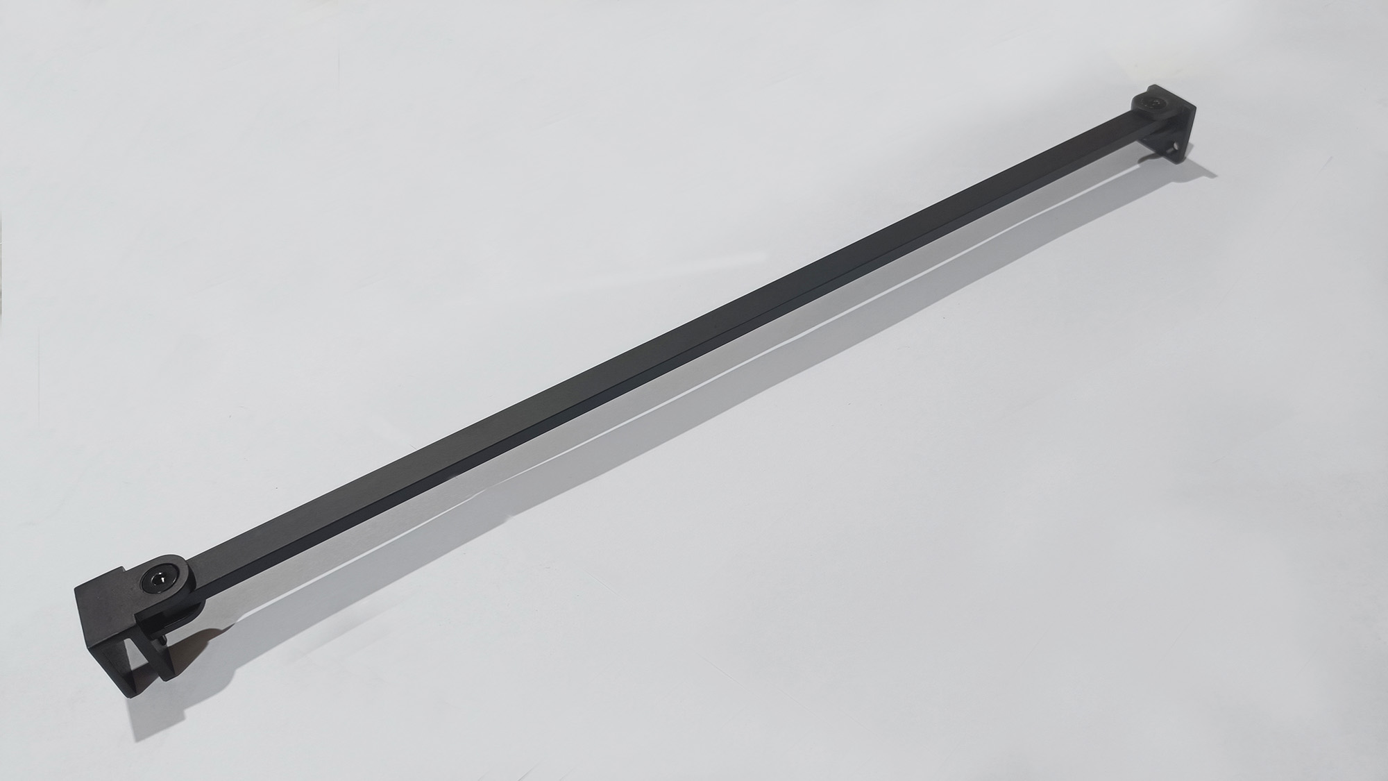 Душевая дверь Abber Zart AG08120B 120х195 (черный матовый)