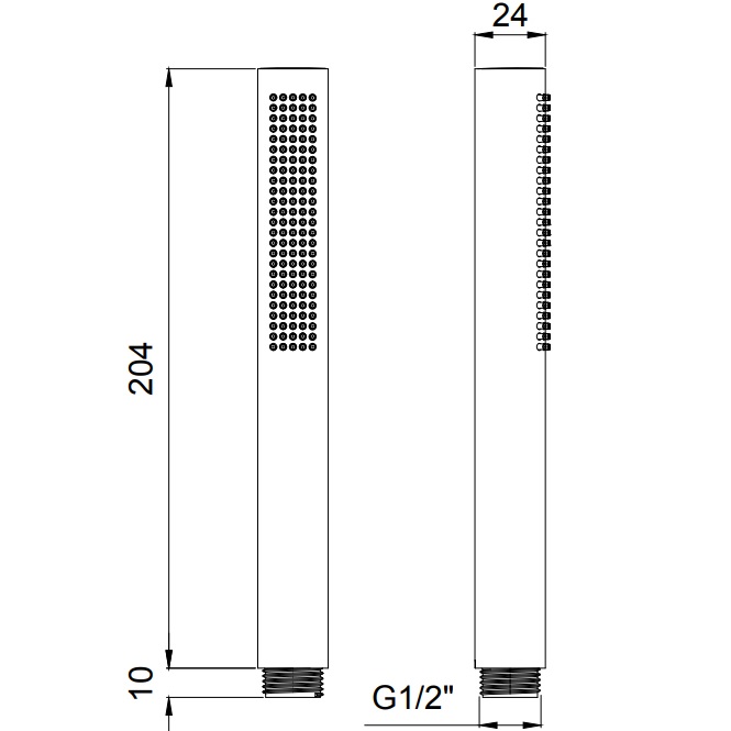 Душевая лейка Almar Velvet E082126.CR (хром)
