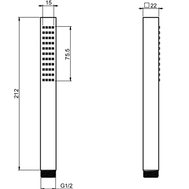 Душевая лейка Fima Carlo Frattini Wellness Doccette F2203OTCR (хром)