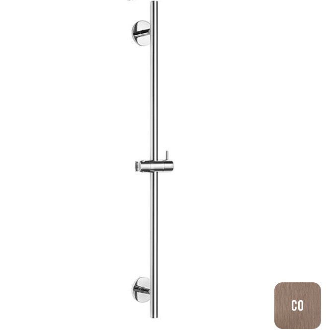 Душевая штанга Almar E087075.CO 100см (медь брашированная), с шлангом, ручным душем