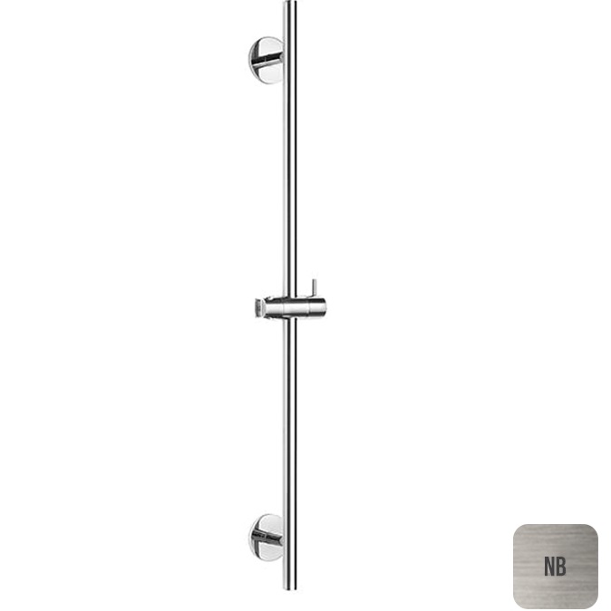 Душевая штанга Almar E087075.NB 100см (никель брашированный), с шлангом, ручным душем