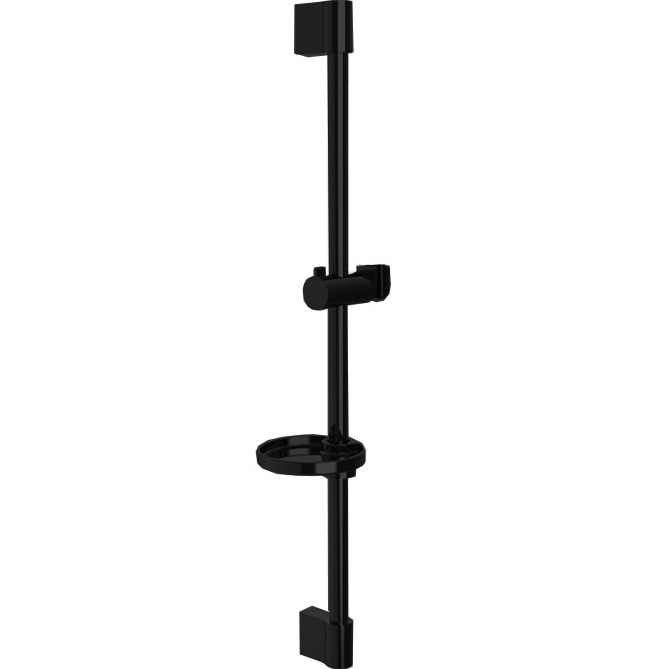 Душевая штанга с держателем для ручного душа Fima Carlo Frattini Wellness Saliscendi F2679/1NS (черный матовый)