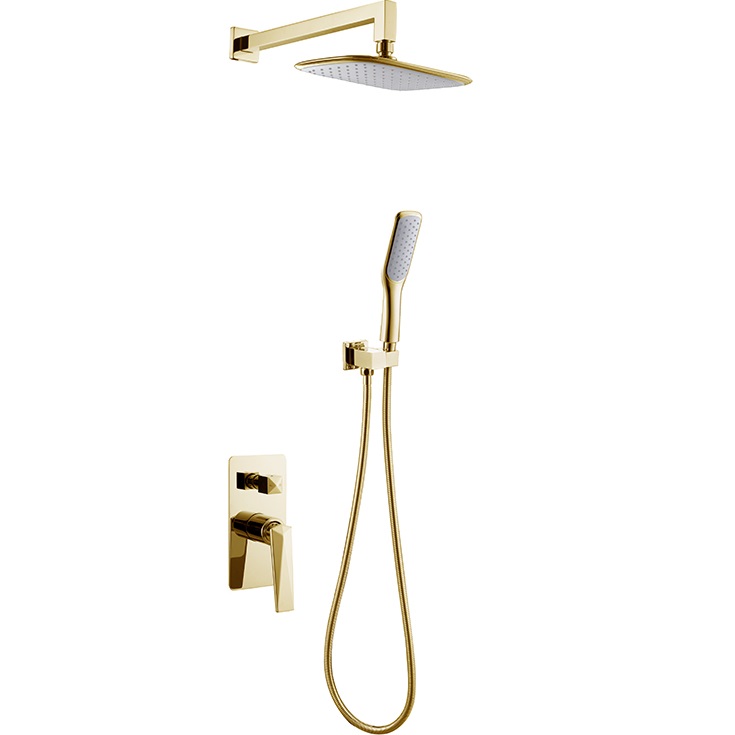 Душевой комплект 20x20 см. Boheme Venturo 384 (золотой), без излива