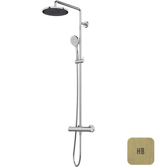 Душевая система Almar E405002.HB (латунь брашированная), с термостатом