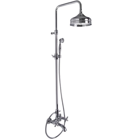 Душевая стойка Fima Carlo Frattini Olivia F5004/2CR (хром), с изливом