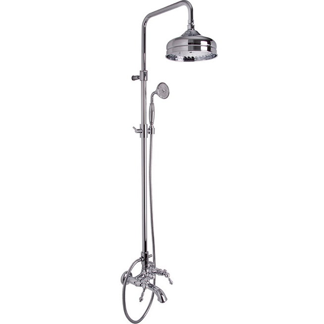 Душевая стойка со смесителем Fima Carlo Frattini Epoque F5054/2CR (хром), с изливом