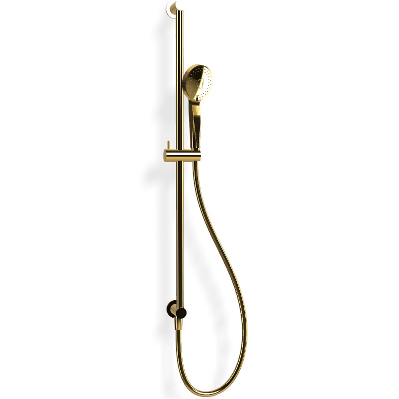 Душевой гарнитур Fima Carlo Frattini Wellness Saliscendi F2039OR (золотой), с душевой лейкой