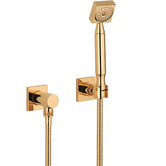 Душевой комплект с ручным душем THG Ginkgo U5E-F01-52 (золотой, оранжевый)