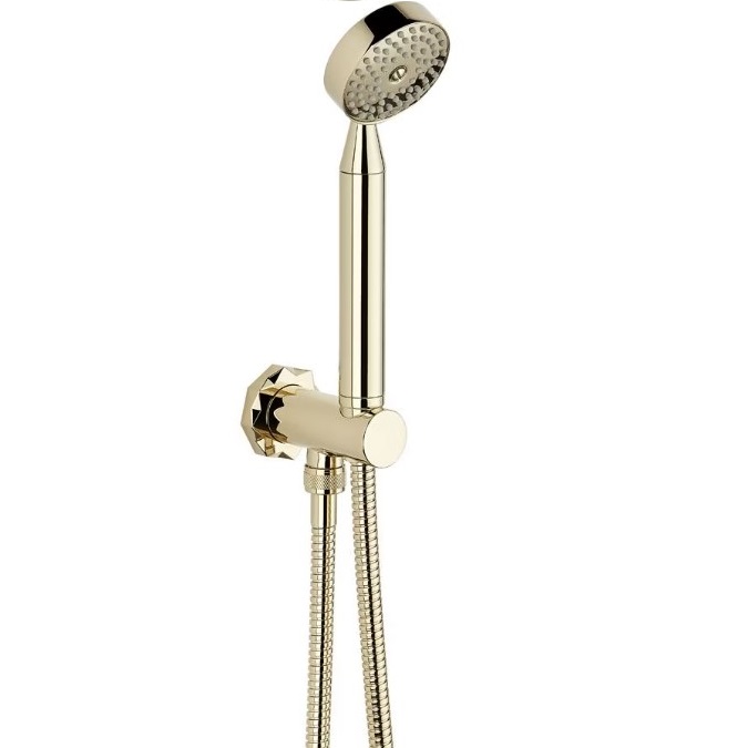 Душевой комплект с ручным душем THG Nihal Porcelaine Ivoire U2N-F30-54 (золотой)
