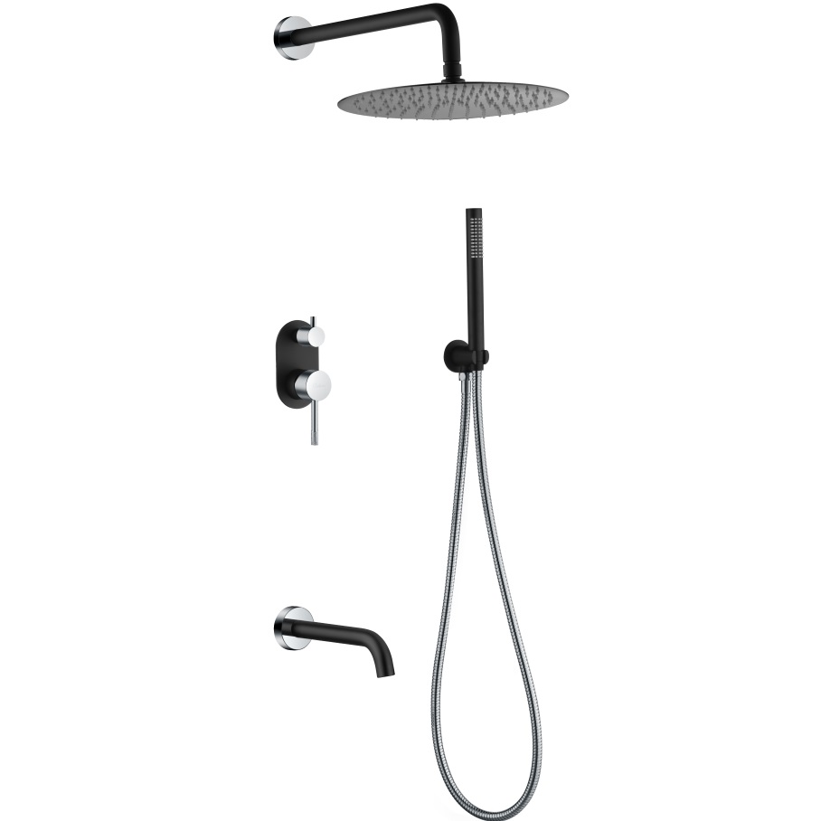 Хром, черный матовый