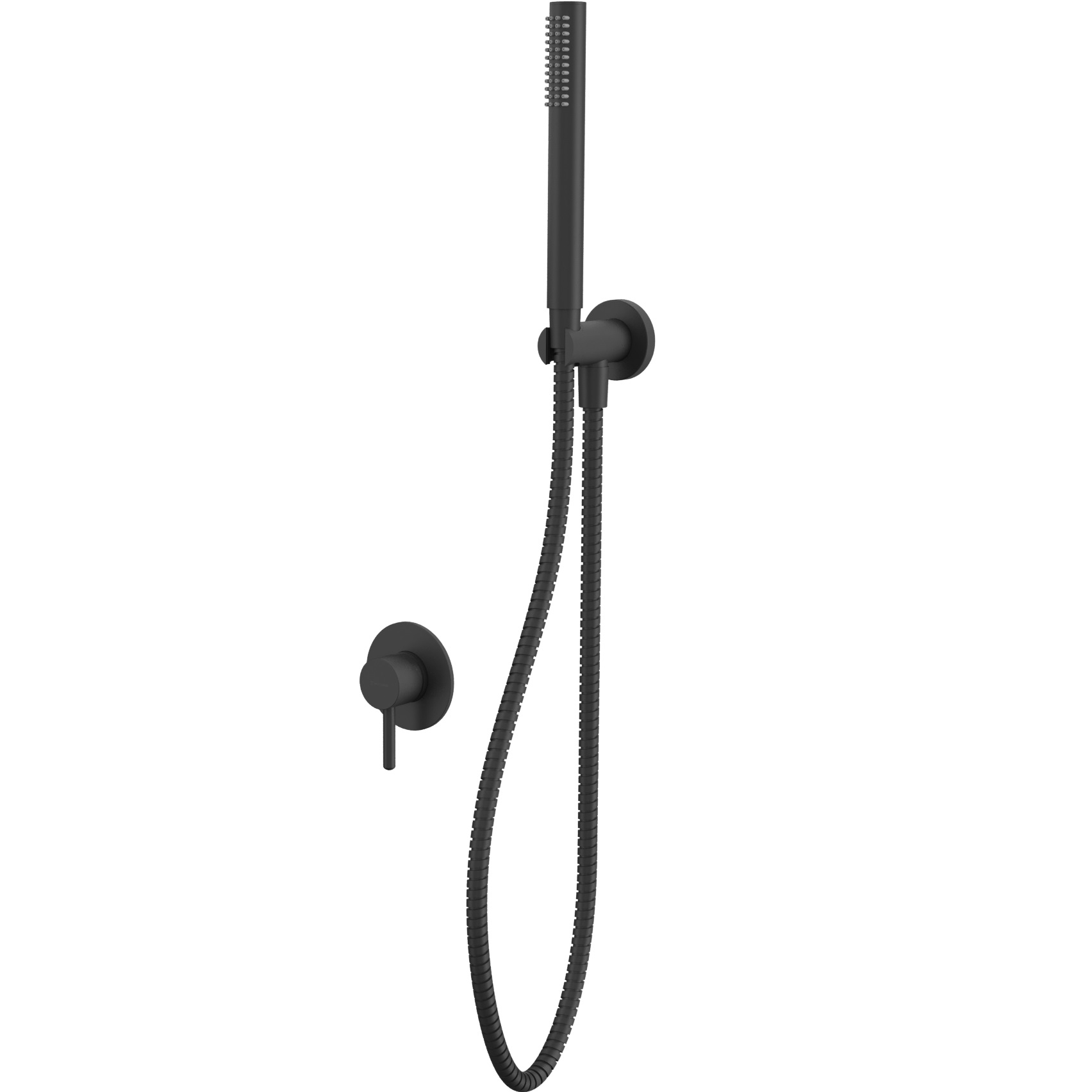 Душевой комплект скрытого монтажа Whitecross Серия Y YSET02BL (черный матовый), без излива