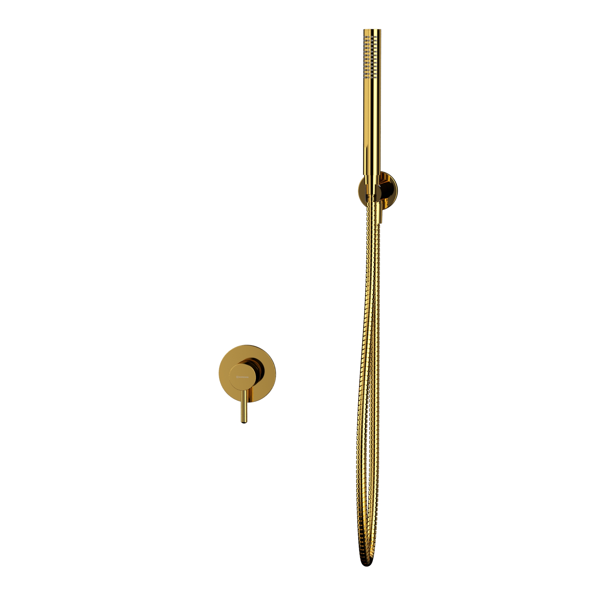 Душевой комплект скрытого монтажа Whitecross Серия Y YSET02GL (золотой), без излива