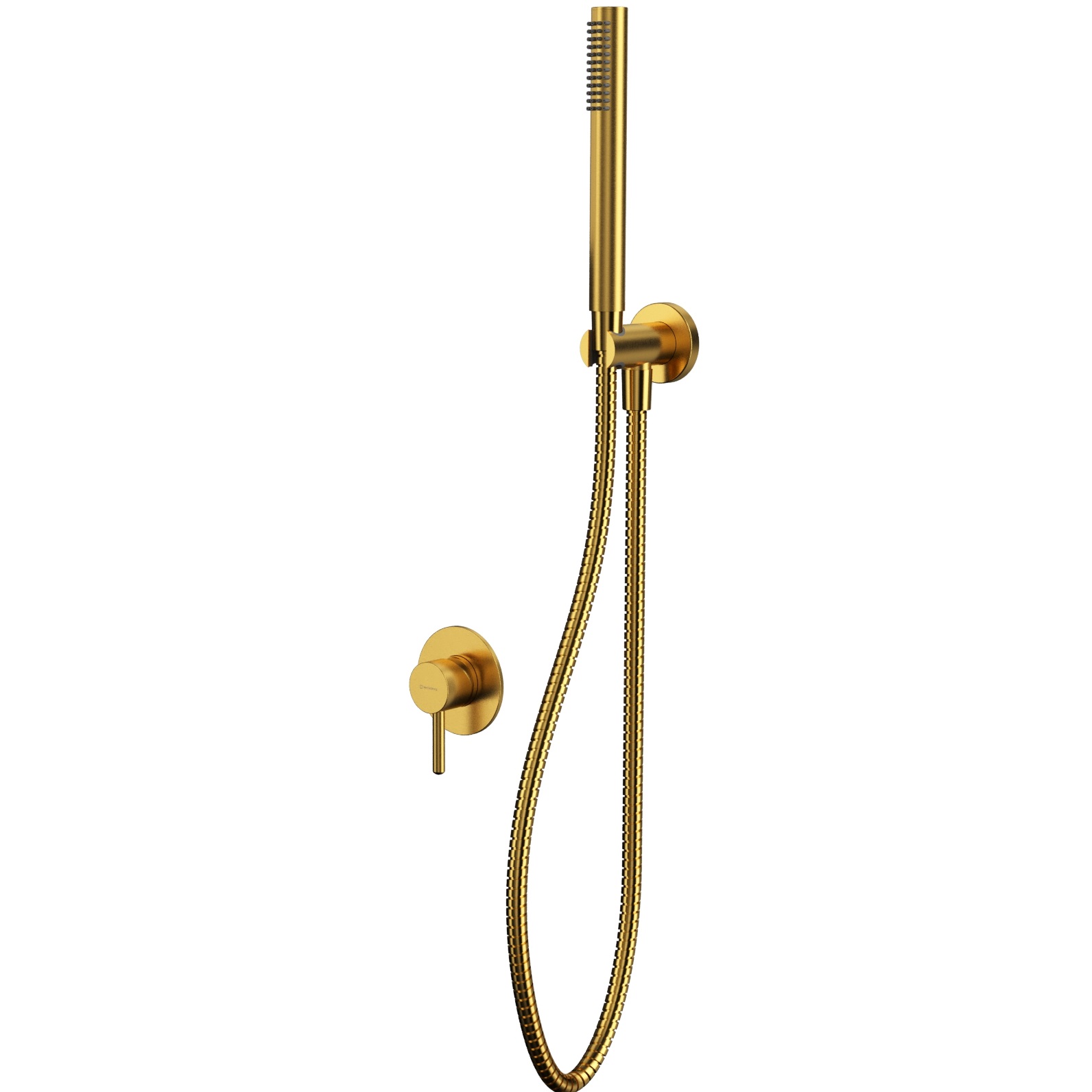 Душевой комплект скрытого монтажа Whitecross Серия Y YSET02GLB (золото брашированное), без излива