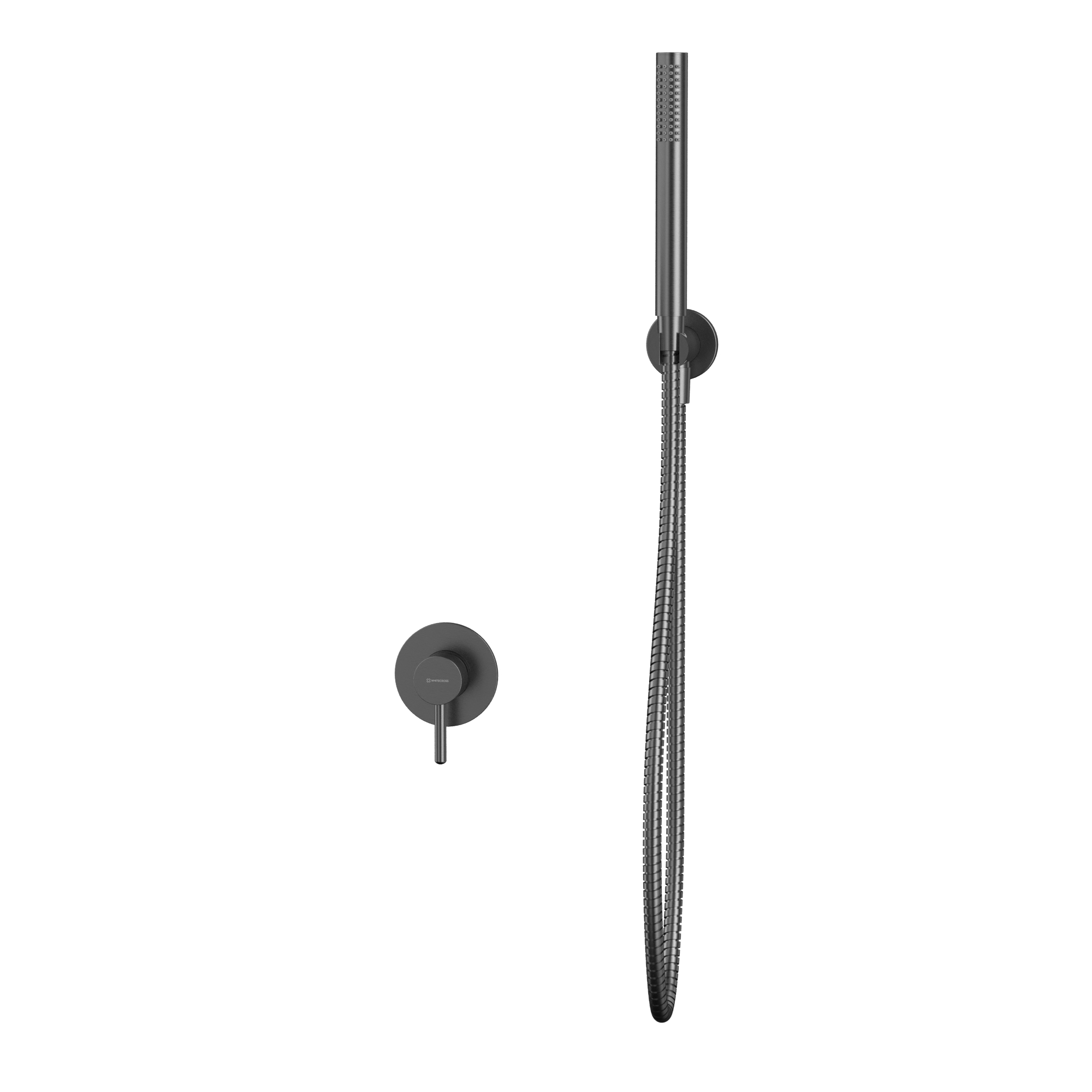 Душевой комплект скрытого монтажа Whitecross Серия Y YSET02GM (оружейный металл), без излива